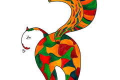 Mes chats, coloriage Vilma