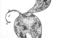 gravure chat, etching, drypoint, artiste vilma, site vilmagine.com