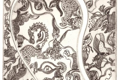 gravure, mille-feuille etching, drypoint, artiste vilma, site vilmagine.com