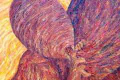 faim de fin, A0, oil on canvas, artist VILMA, site vilmagine.com