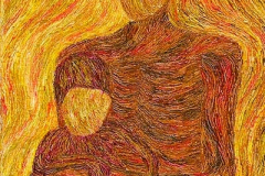 faim de fin, A01, oil on canvas, artist VILMA, site vilmagine.com