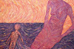 faim de fin,B02, oil on canvas, artist VILMA, site vilmagine.com