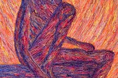faim de fin,B03, oil on canvas, artist VILMA, site vilmagine.com