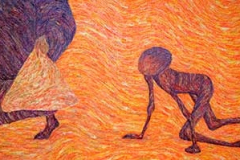 faim de fin, C01, oil on canvas, artist VILMA, site vilmagine.com