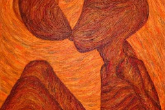 faim de fin, D01, oil on canvas, artist VILMA, site vilmagine.com